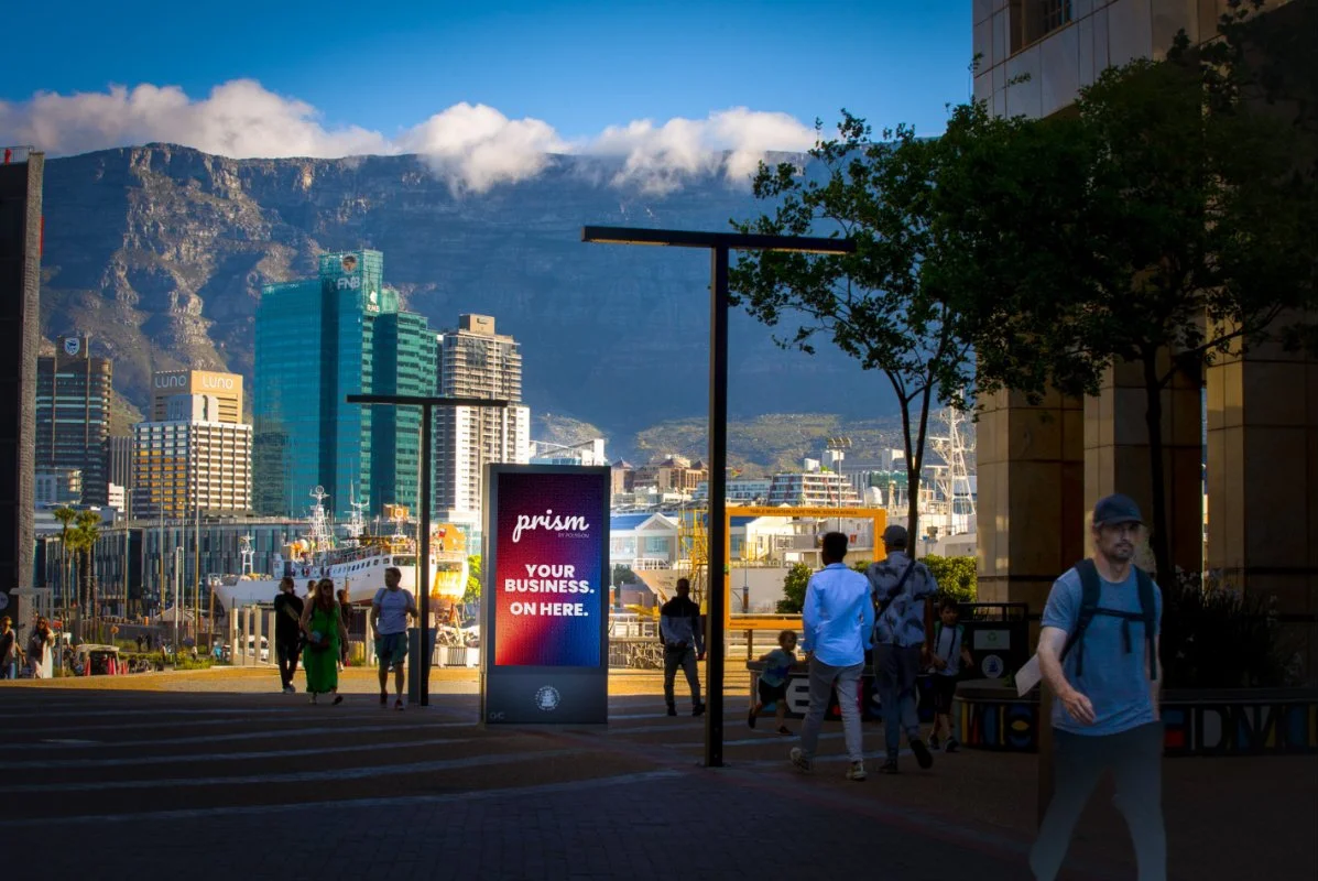 Prism digital billboard at 204 Oxford